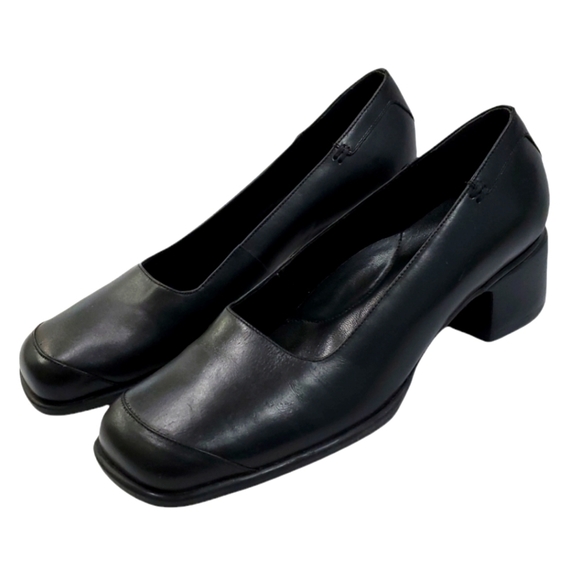 Steps by Hush Puppies black 9 - Picture 1 of 5